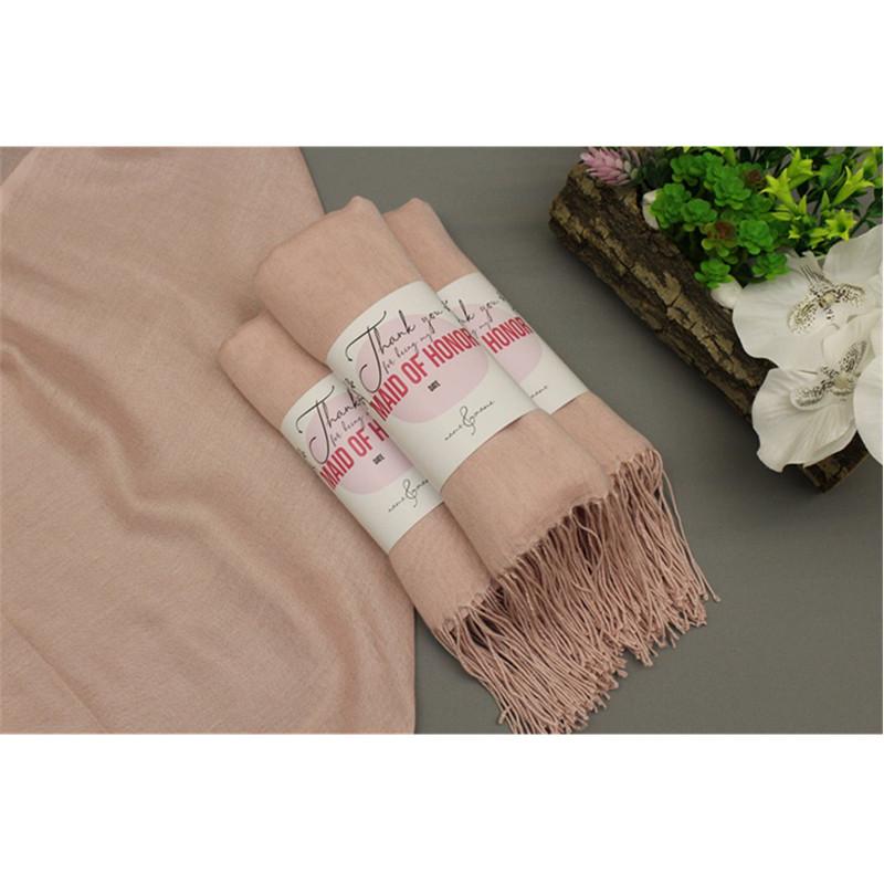

Scarves 10pcs Custom Pale Pink Shawl, Wedding Wrap, Bridesmaid Scarf, Bridal Pashminas, Bachelorette Gifts, Proposal