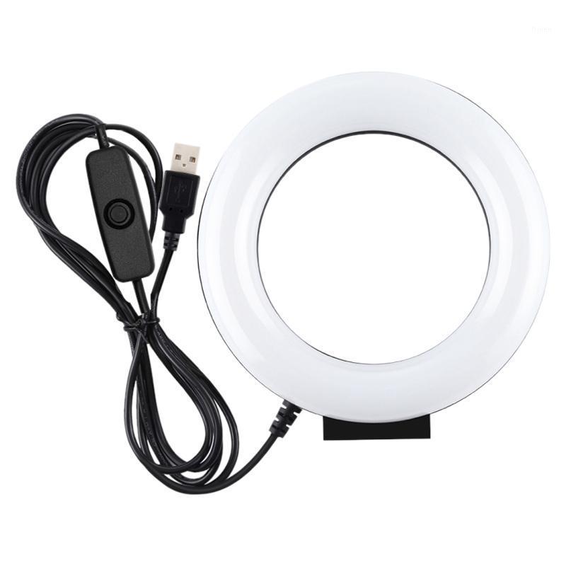 

PULUZ 4.7Inch Ring Light LED Desktop Ring Lamp USB White Light for Makeup Video Live Studio Photography1