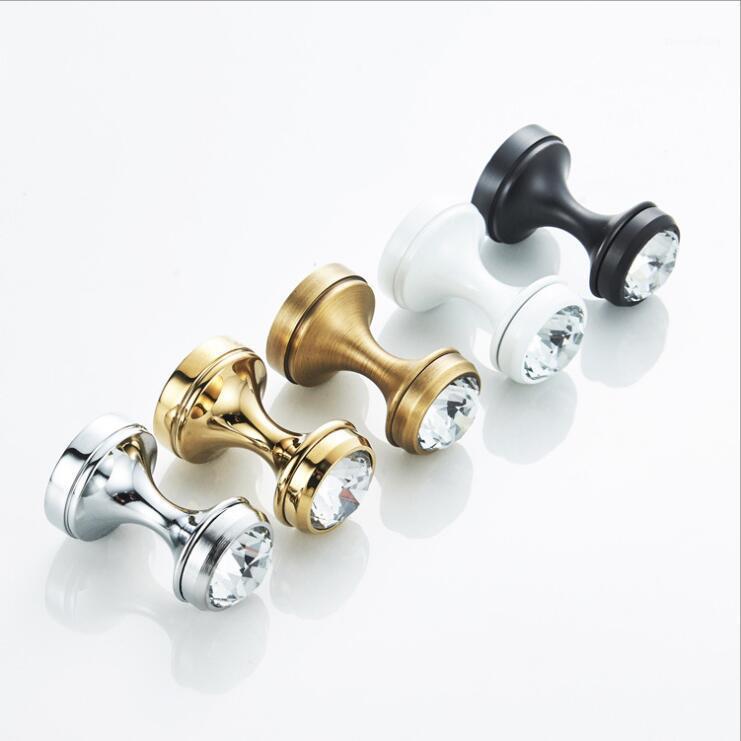 

Robe Hooks Simple Style Full Brass Wall Mounted Hook With Crystal Towel Coat Hat Door Hanger Bathroom Accessories Hardware