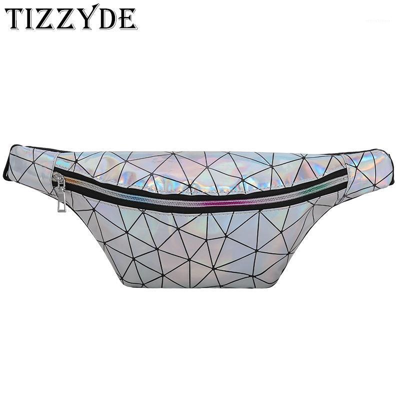 

2020 New Ladies Fashion Sports Laser Pockets Casual Outdoor Multi-function Rhombic Chest Bag Mini Small Bags leg money bagMWX3401, Black