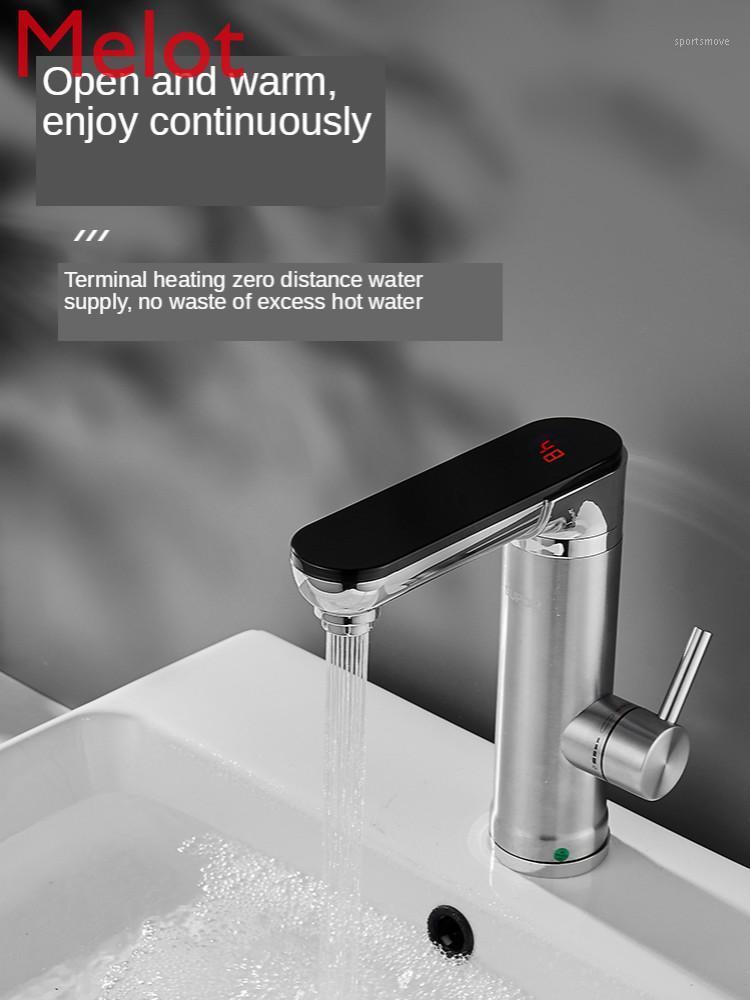 

Stainless Steel Electric Faucet Instant Heating Quick Heating Household Electric Water Heater Bathroom Heat Exchanger1
