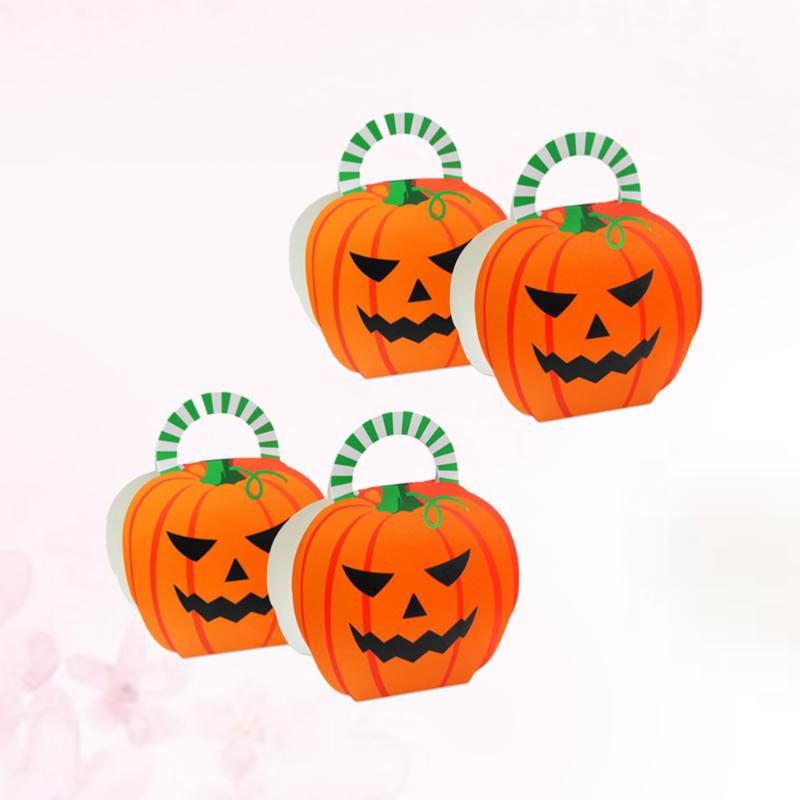 

10pcs Candy Bags Cartoon Pumpkin Sweet Bags Gift Wrapping Bag for Party Favor