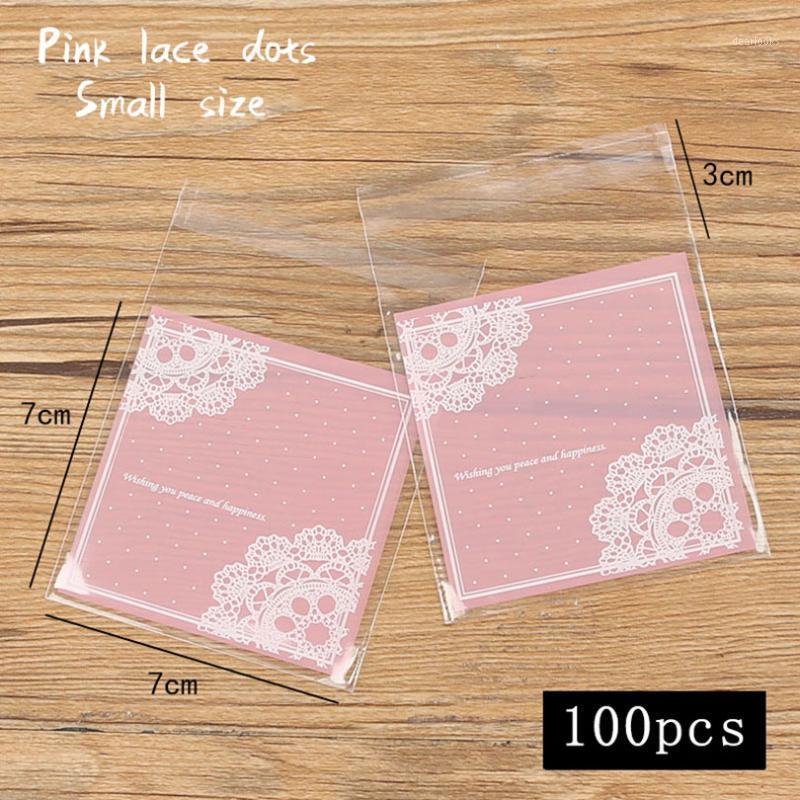 

50pcs/lot Self Adhesive Plastic Bag White Square Lace Gear Candy Soap Cookie Handmade Biscuit Wedding Party Favors Gift Package1
