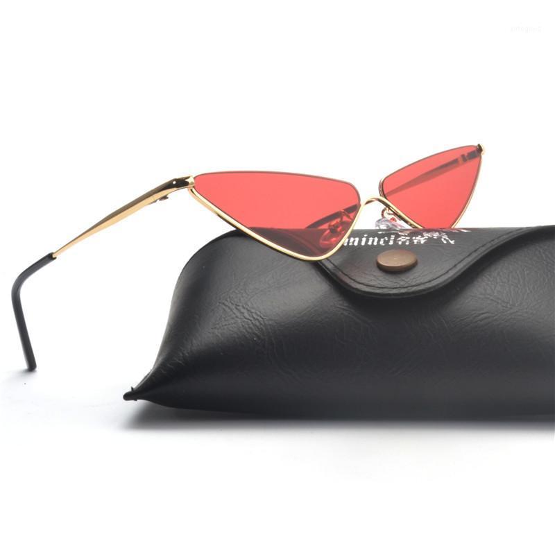 

Sunglasses Uxury Cat Women 2021 Translucent Frame RED Sun Glasses Men Brand Designer Vintage Female Shades UV400 NX1