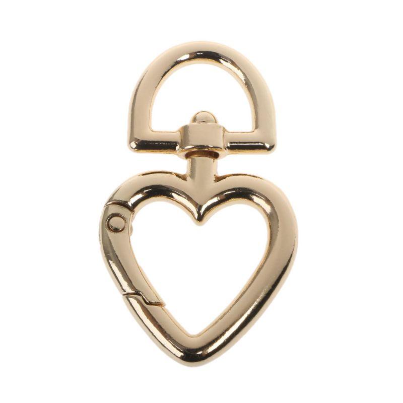 

Heart Shape Metal Swivel Clasp Lanyard Snap Hook Spring Claw Clasps