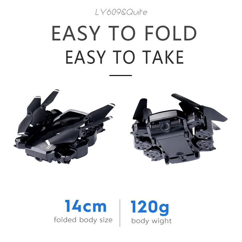 

LF609 4CH 4-Axis 480P drones con WIFI Foldable Speed Adjustable Hover Mini RC 360 Camera Drone Remote Control Kid Adult Toys New