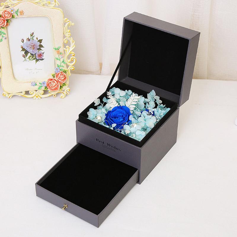 

Soap rose Valentine's Day Small bouquet DIY Soap Flower Gift Rose Box Bouquet Wedding Home Festival Gift box W12201, Pink