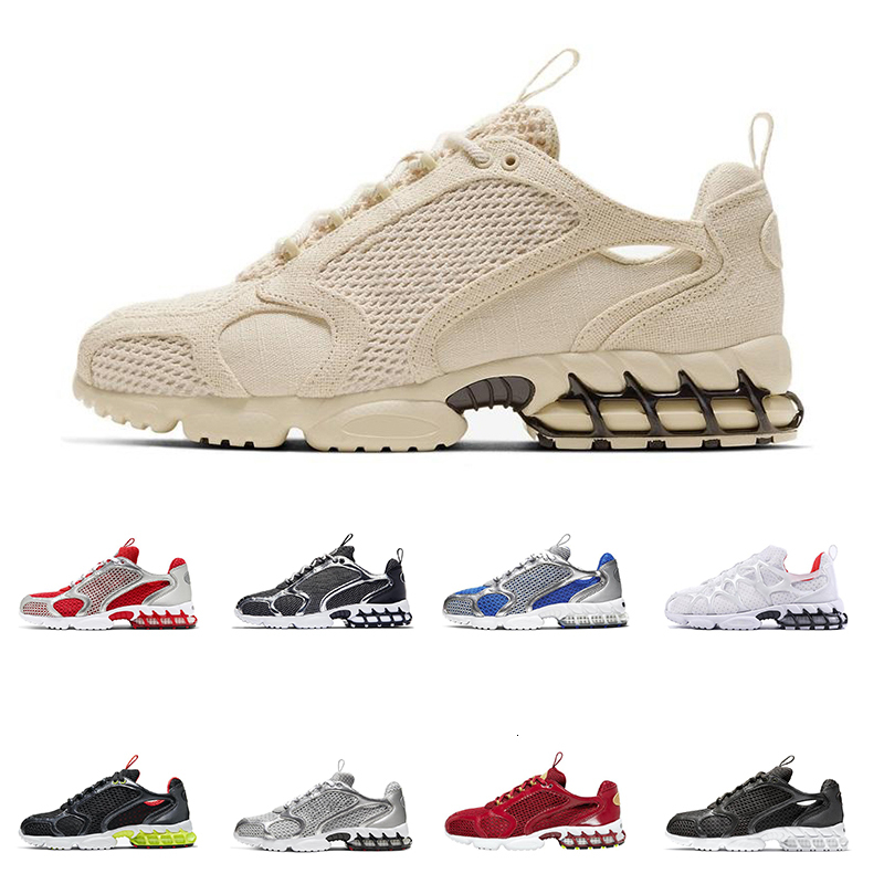 

zoom spiridon caged mens des chaussures Outdoor shoes Fossil Metallic Silver Black Triple Pure Platinum men womens trainer sports sneakers