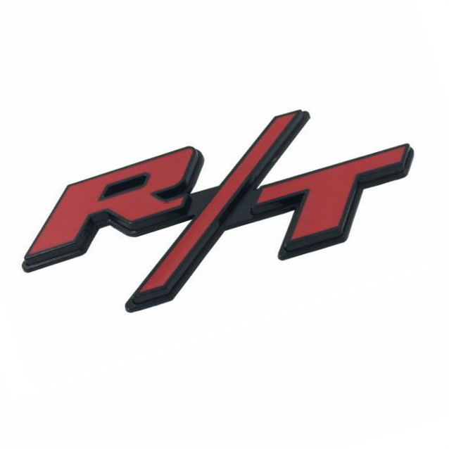 

Metal R-T Emblem Badge 3D, Black