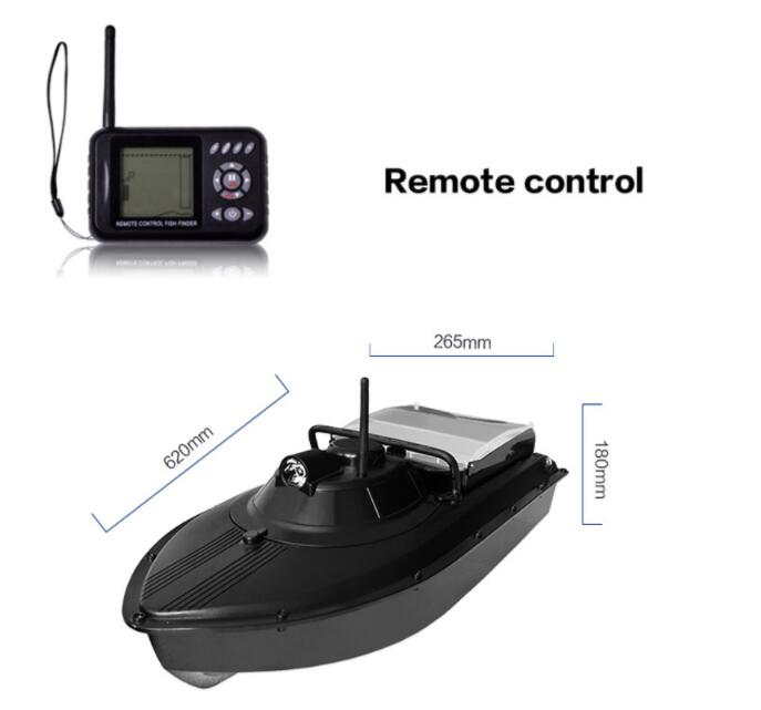 

Free Bag RC fishing Boat toys Sonar fish detector JABO-2BL JABO 2BL Fishing supplies Bait Boat VS Jabo 5A 5CG, Black