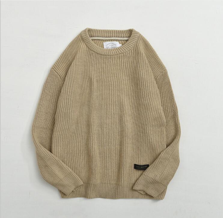 

Men' and women' new fashion padded pullover sweater round neck warm sweater free shipping, Black