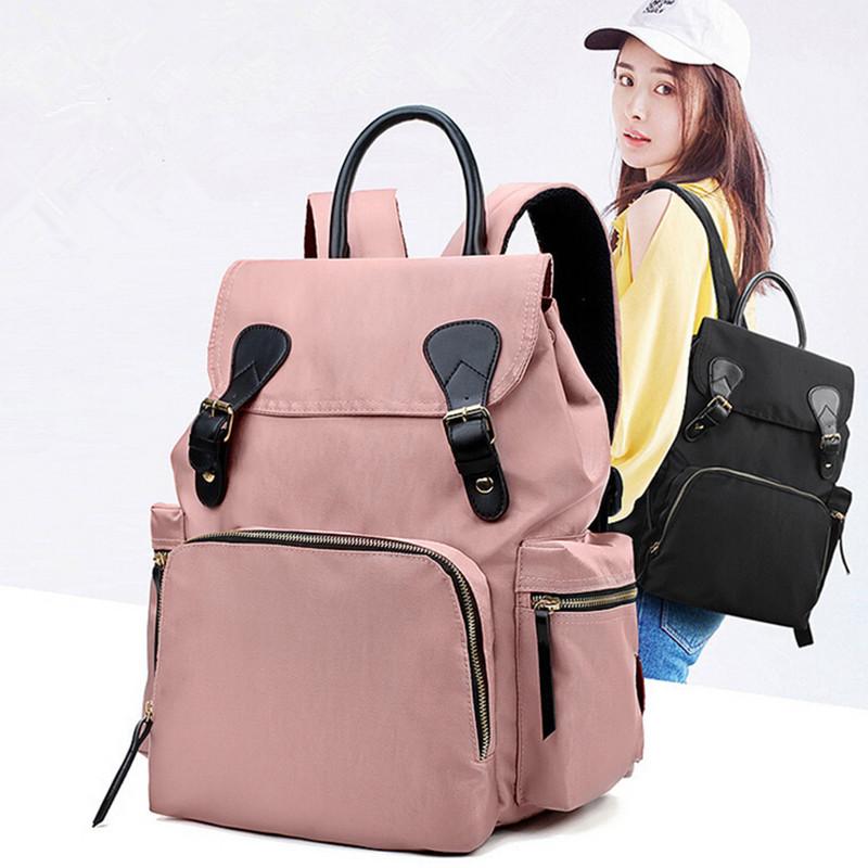 

Fashion Mummy Maternity Nappy Backpack Bags Large Capacity Multi-function Outdoor Travel Diaper Bags New Waterproof Nappy Packet, Pink