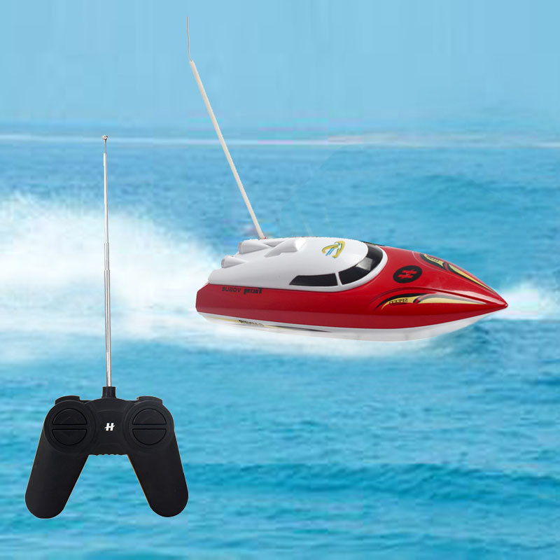 

RC Boat toys High Speed Fast Boat Brinquedos Water toys Scale model Speed boat Radio Remove Control Mosquito craft Kids toys, Red