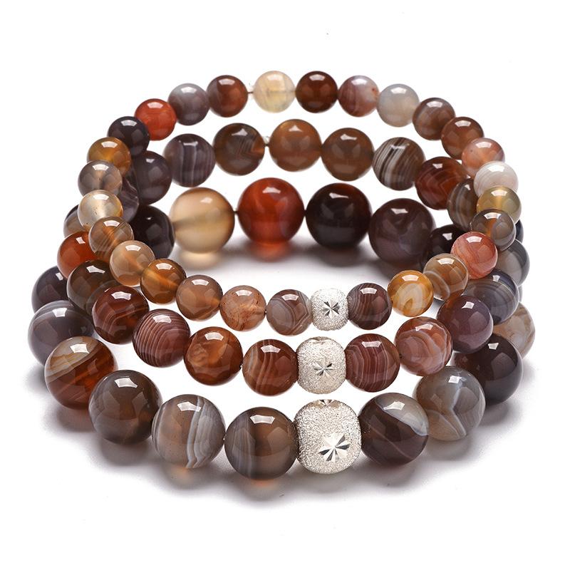 

Single Circle Bracelet Wrapped Silk Bracelets Men And Women Couple Bracelet S925 Fashion Gift