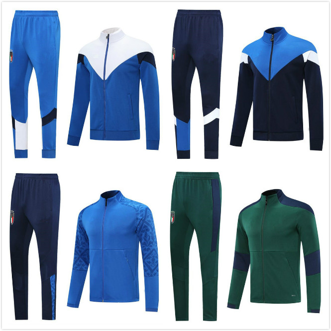 

Top 2020 Italy soccer tracksuit jacket 20 21 ITALIAN tracksuit INSIGNE VERRATTI MARCHISIO GHIELLINI chandal long sleeve training suit, As pic