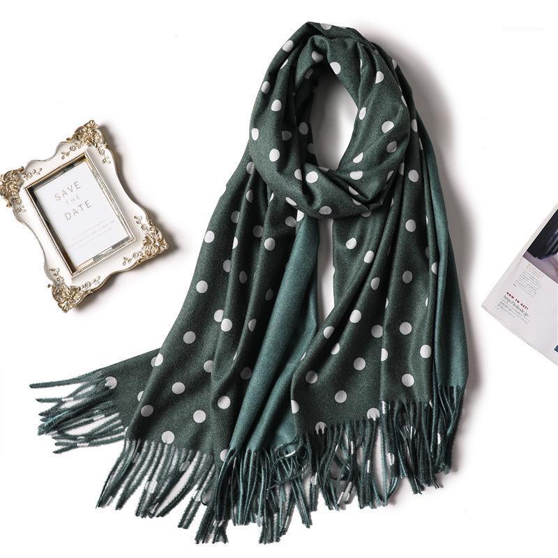 

Designer Vrouwen Winter Sjaal Voor Dames Sjaals En Wraps Kasjmier Sjaals Dot Warm Neck Hoofd Vrouwelijke Stola Echarpe1