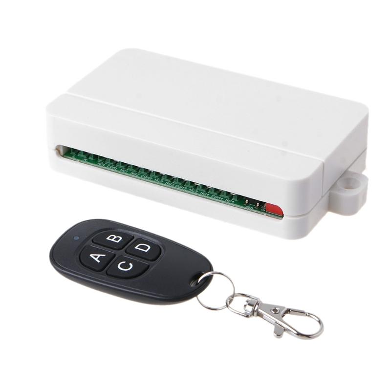 

AC 85V-250V 4CH WiFi Remote Switch Garage Door Receiver and RF Remote Controller