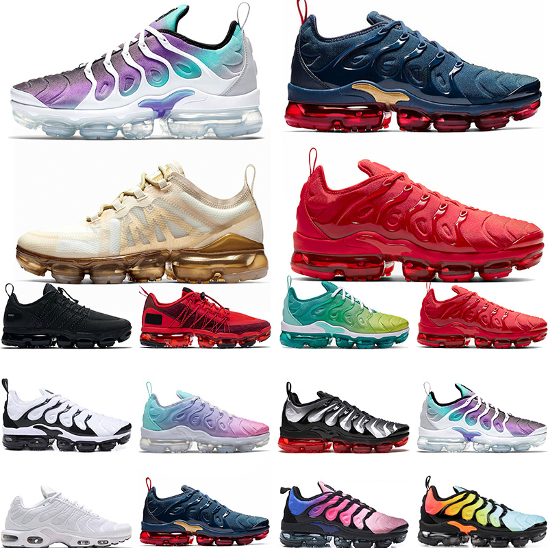 

tn plus vapar triple black geometric active fuchsia lemon lime spirit teal running shoes designer mens woman sneaker size 12, B10 36-45 black red lace