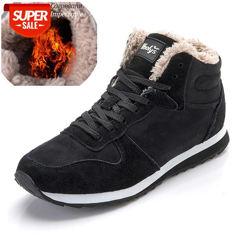 

Men Shoes Classic Suede Leather Winter Sheos Footwear Keep Warm Winter Sneakers Plus Size 47 Chaussure Homme Men Casual Shoes #y65H