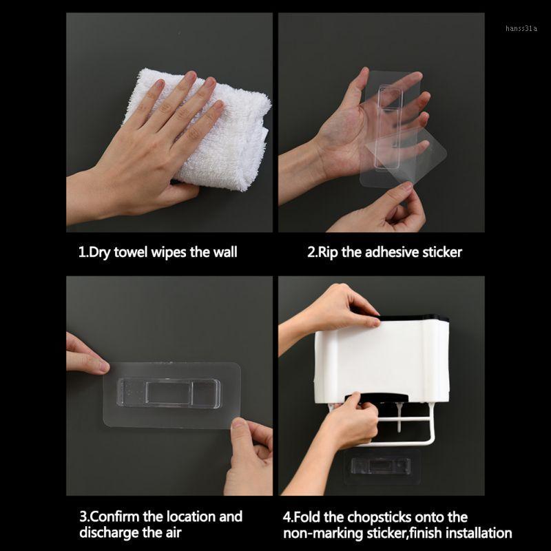 

Wall Mounted Kitchen Shelves Chopsticks Drain Rack Towel Rack Bathroom Storage Toiletries Kitchenware Holders1