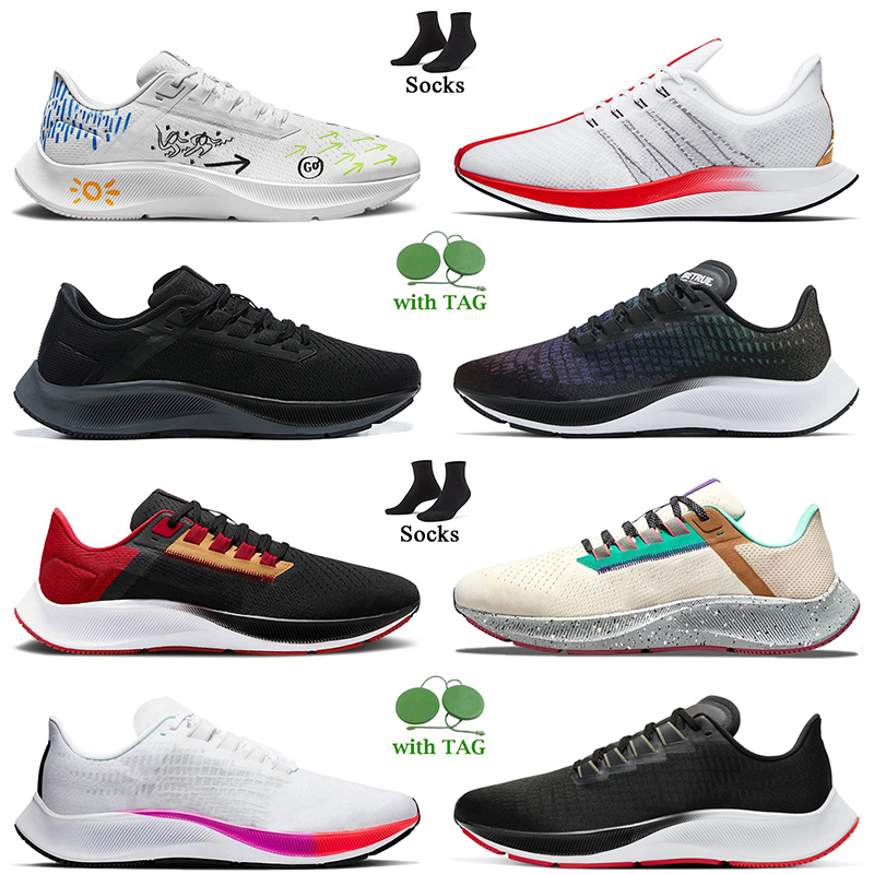 

New 2022 Arrival Women Men Running Shoes Pegasus 37 38 35 Turbo 2 Graffiti White London Marathon Triple Black Be True San Francisco 49 Ers Trainers Sports Sneakers, B19 mica green 36-45