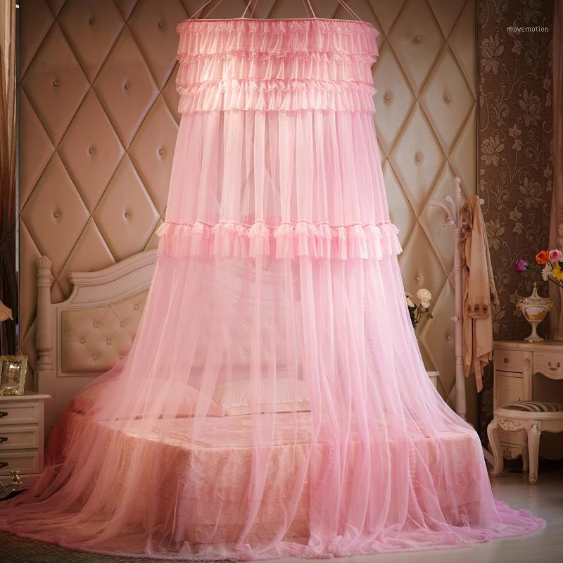 

Romantic Round Insect Prevent Netting Mesh 6 Colors Home Bed Canopy Curtain Hanging Dome Mosquito Net Tent Free Shipping 6 Sizes1