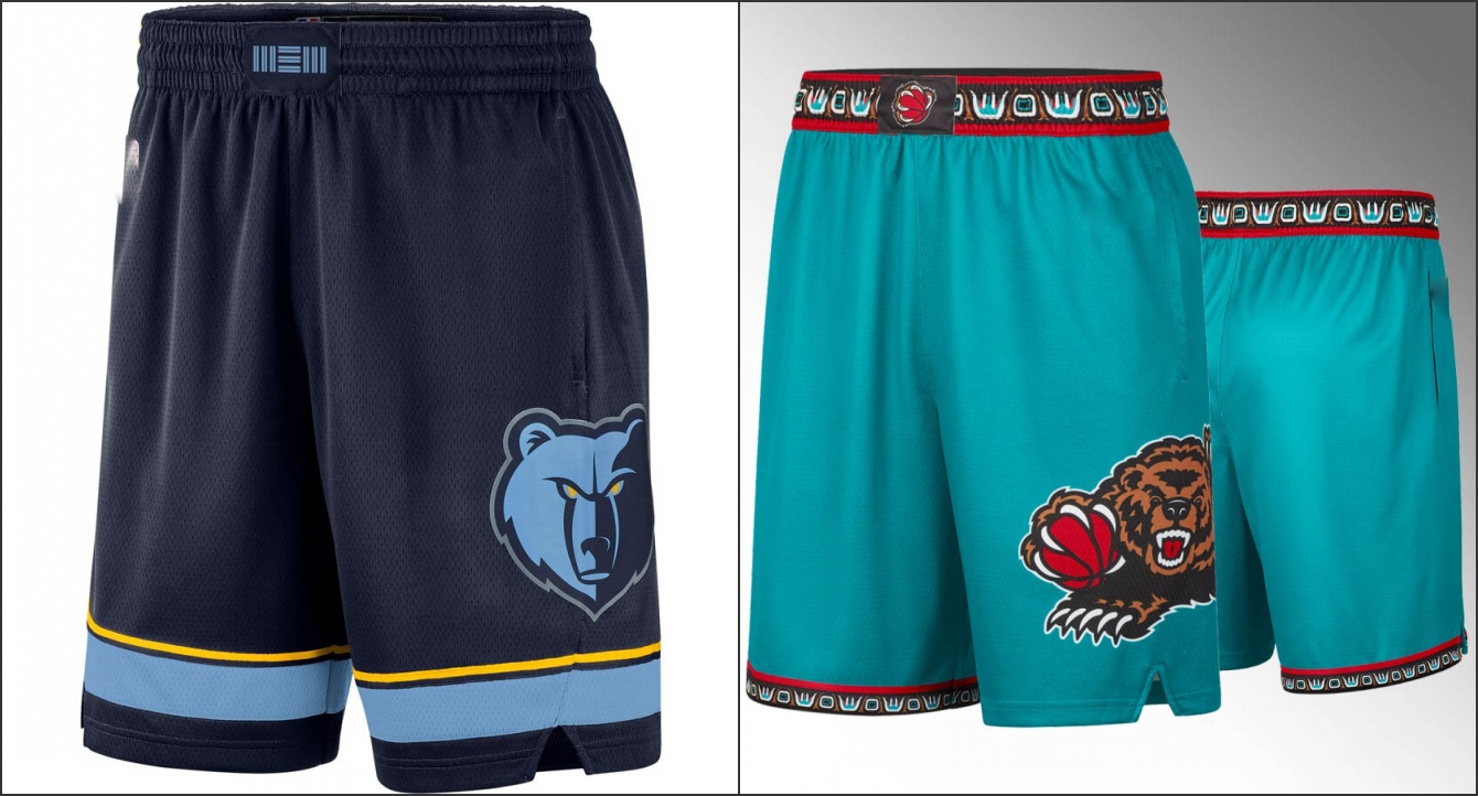 

MemphisGrizzliesMen 25th Anniversary Classic Swingman Basketball Shorts