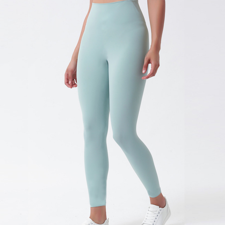

Solid Color Women yoga pants High Waist Sports Gym Wear Leggings Elastic Fitness Lady Overall Full Tights Workout Yoga Sports Leggings635, Water mirror green