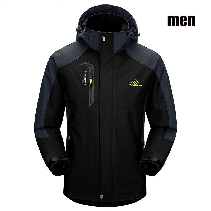 

Windproof Windbreaker Jacket Men Softshell Hiking Jacket Outdoor Camping Climbing Waterproof Jackets Winter Warm Coat, Men red
