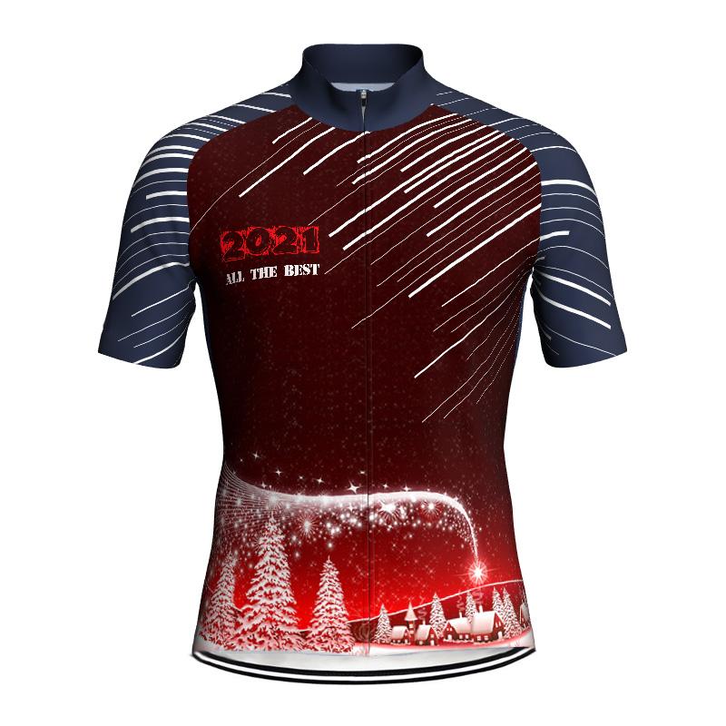 

Cycling Jersey Bicycle MTB Bike Short Clothing Sports Shirt Christmas Motocross Mountain Road Ride Tight Top Downhill Jacket