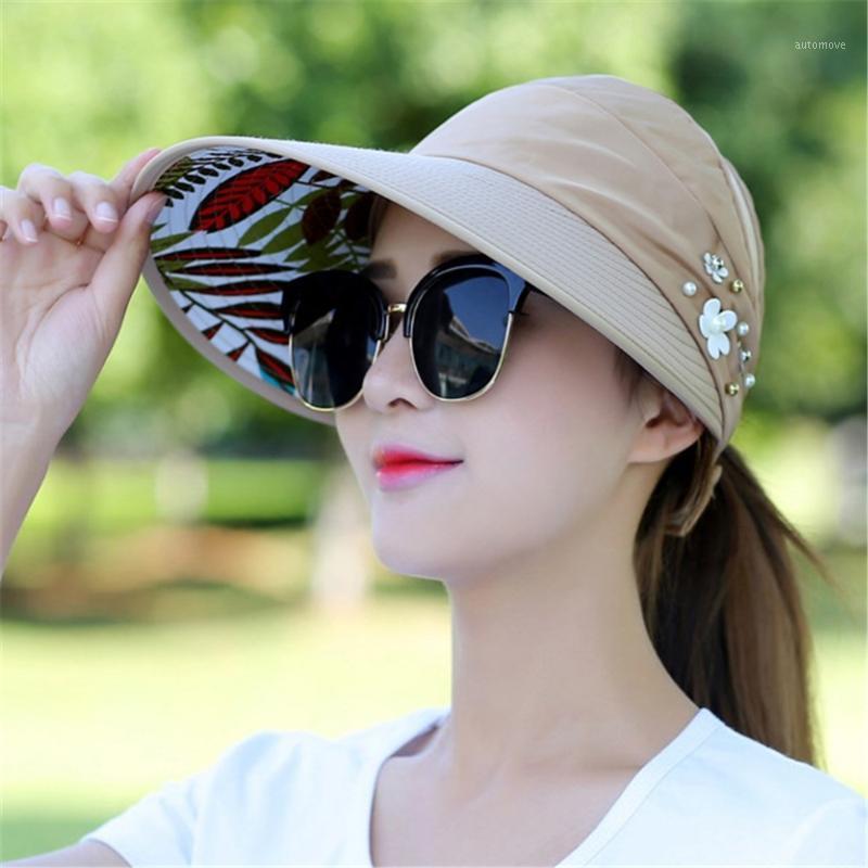 

Women's Casual Sun Hats Visors Fishing Fisher Beach Hat Fashion Sports Girls Golf Ball UV Protection Horsetail Caps Hiking s1, Black
