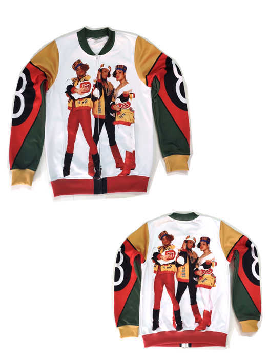 

Family Matching clothes Salt-n-Pepa-8-Ball 3D Sublimation printing full sleeved fashion Mum Dad Kid Zipper up Jacket 220119