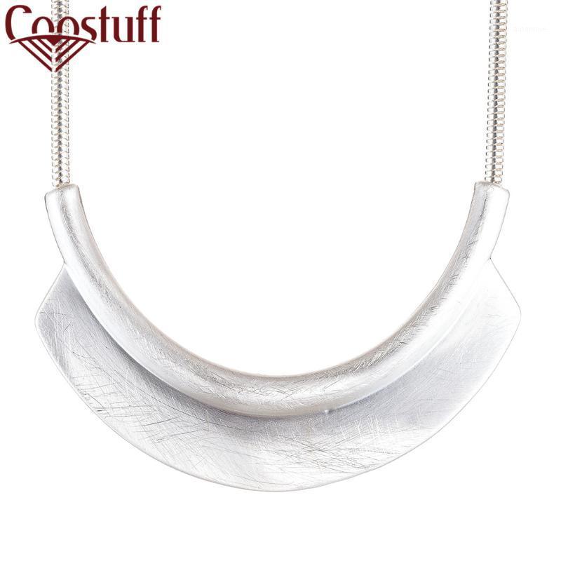 

Silver Color Trendy Jewelry Chokers NecklaceChain Women's Geometry Suspension Female Unusual Thing Decoration Accessories 20201