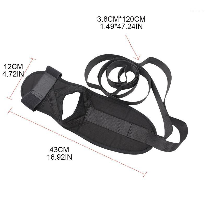 

Yoga Strap Stretch Bands Leg Lacing Belt Fitness Exerciser Assisted Stretcher K1MB1, Black