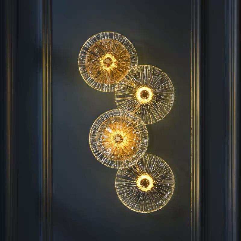 

Modern Art Decor Led Wall Lamp Glass Led Wall Lights Living Dining Room Sconce Bedroom Light Corridor Lighting