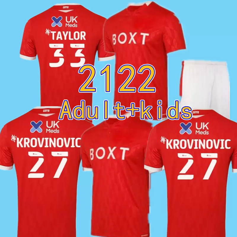 

Kits+Socks Full Sets 21/22 NoTTingHAm Soccer Jersey GRABBAN TAYLOR 2021 2022 MIGHTEN AMEOBI YATES LOLLEY FREEMAN KNOCKAERT foREsT football, 21 22 home kits patch