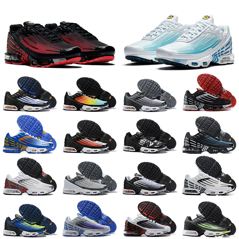 

Radiant Red Tn Plus 3 Laser Blue Hot Selling Obsidian Running Shoes ALL White Mens Womens Rainbow Tiger Tuned Trainers Sneakers 36-45, C41 black red