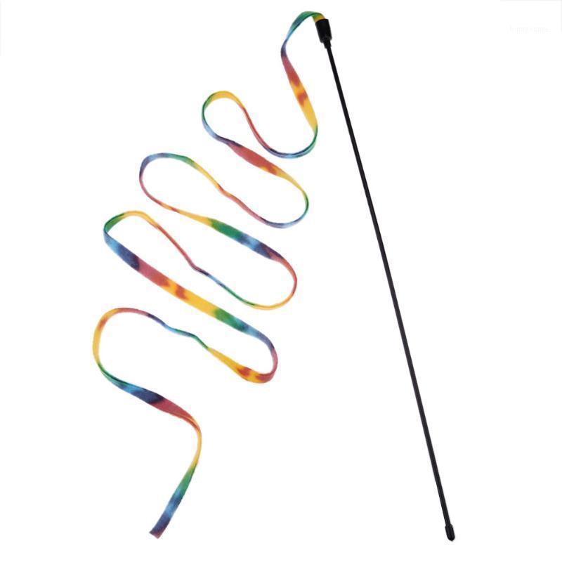 

Cat Toys Cute Funny Colorful Rod Teaser Wand Plastic Pet Toys for Cats Interactive Stick Pet Teaser Cat Supplies1