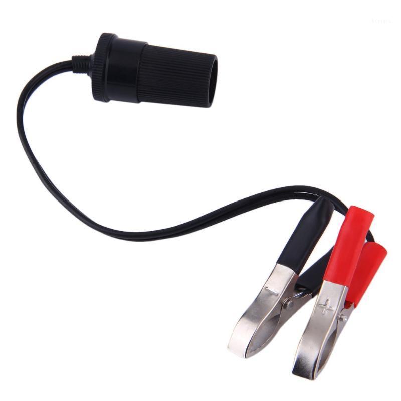 

2020 New 12 Volt Battery Terminal Clip-on Cigarette Lighter Power Socket Adapter Plug Car Boat Van For Camping1, As pic