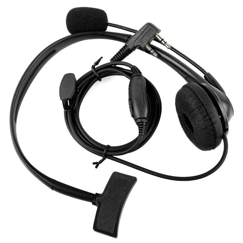 

2-pin headphone headset TK220 for Jianwu Baofeng UV-5R BF-888S Retevis H777 PUXING TYT interphone C90091, Black