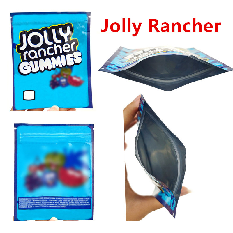 

Jolly Rancher Gummies Bags New 600mg Edibles bag Gummies Sour Smell Proof Resealable Packaging Mylar Bag With Free Shipping