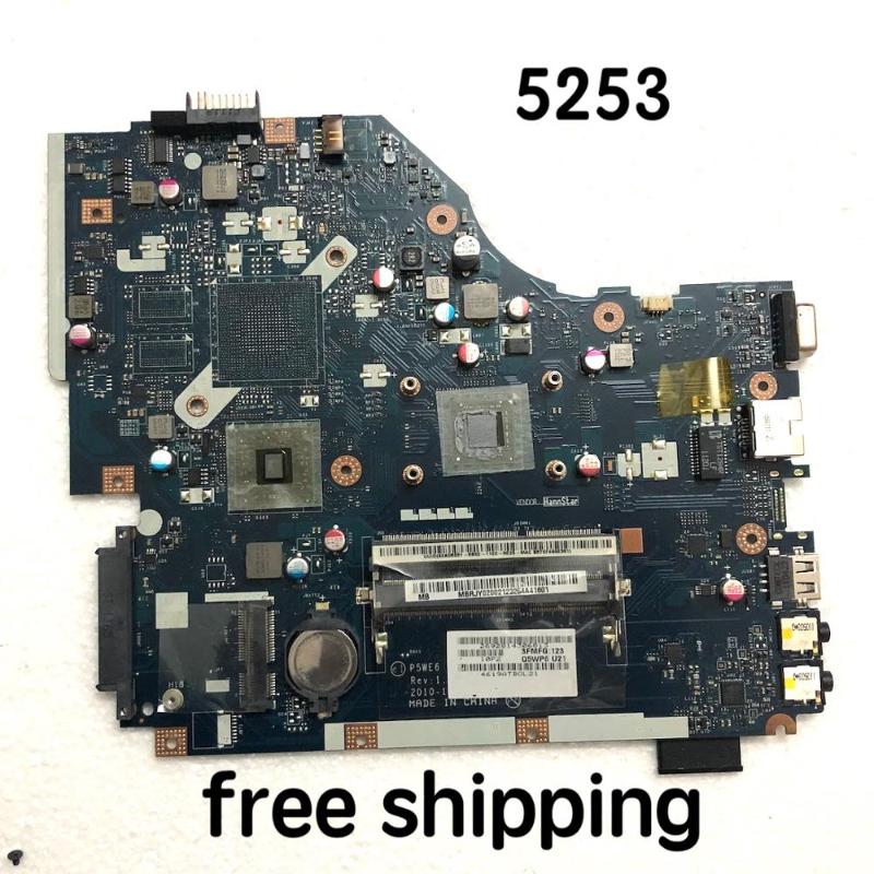 

For 5253 Laptop motherboard P5WE6 LA-7092P Mainboard 100%tested fully work