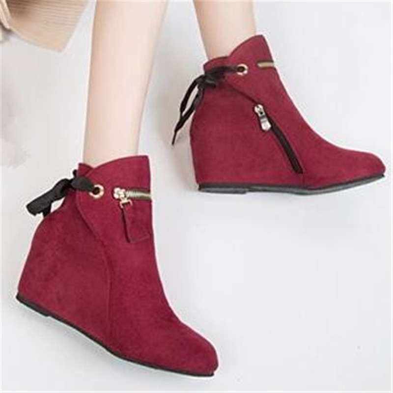 

Arrival 2021 New of Women Hot Snow Teddy Shoes Ladies Winter Ribbon Women's Boots More Size -43 3R7X, Green.
