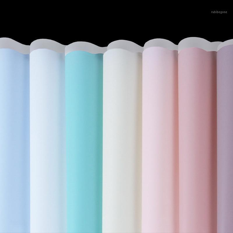 

Transparent Double Color Folded Flower Packaging Jelly Film Valentine's Day Bouquet Gift Wrapping Plastic Paper 10 Sheets/Pack1