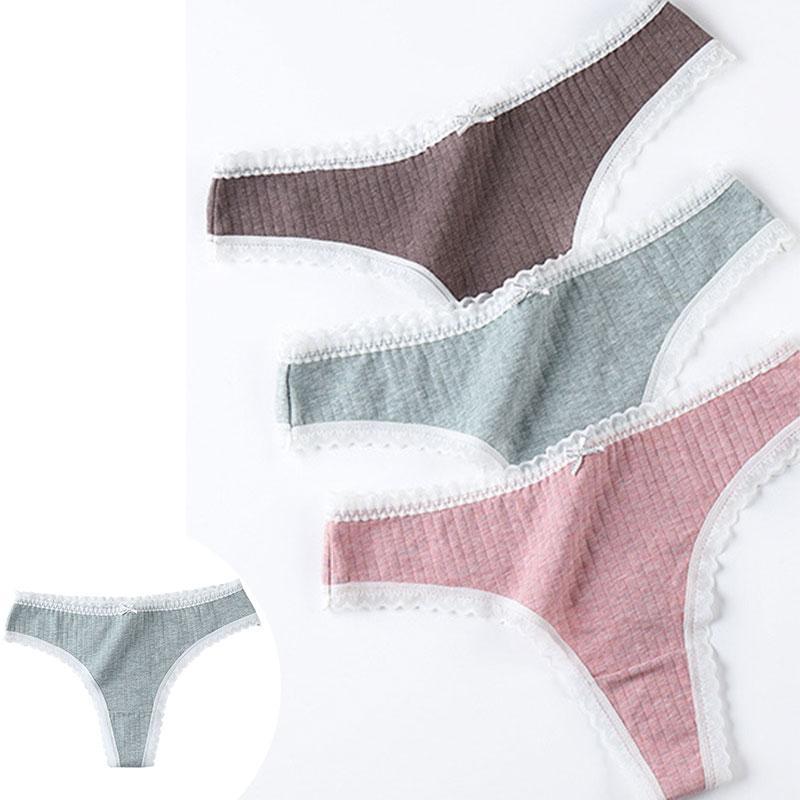 

Sexy Underwear Women Panties G-string Thong Silk Seamless Lace Skin-friendly Underpants Fitness Knickers Female Plus Lingeire1, Green