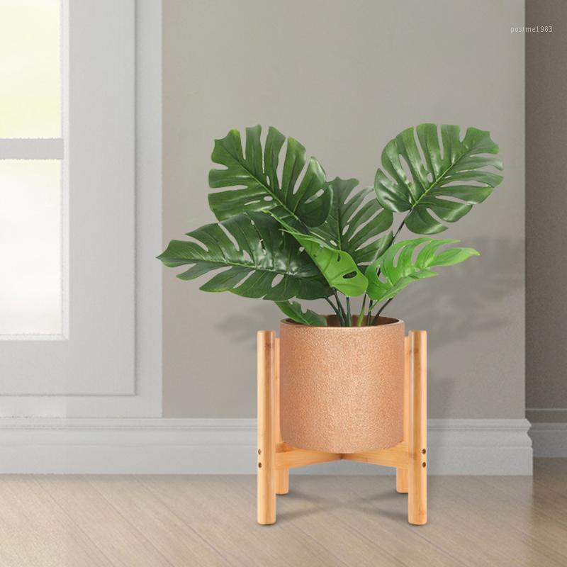 

Lemonbest Modern Plant Stand 3 Sizes Without Flower Pot Adjustable Width 8" To 12", Indoor Bamboo Plant Stand Home Decoration1