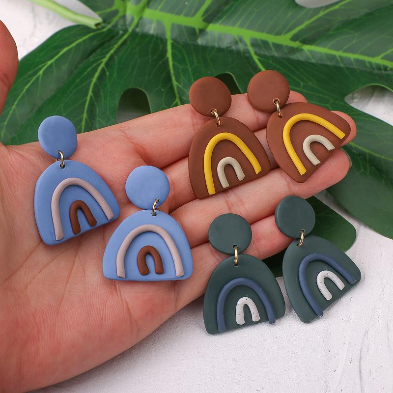 

Dangle & Chandelier Flashbuy Unique Polymer Clay Drop Earrings For Women 2021 Fashion Pendant Statement Jewelry Gift