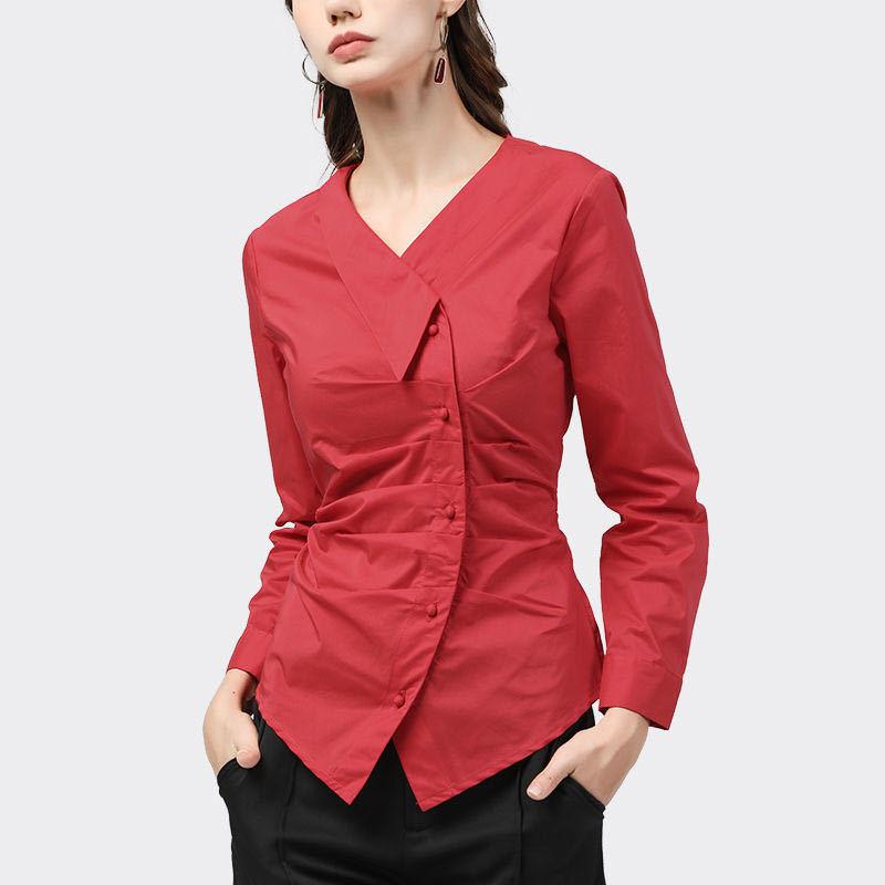 

Women Blouse Shirt Long Sleeve Women Shirts Fashion Womens Tops and Blouses Spring and Autumn Plus Size Tops, Black