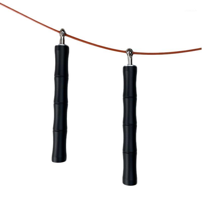 

2.5mm steel speed Bamboo shape handle jump rope skipping rope good quality simple design1