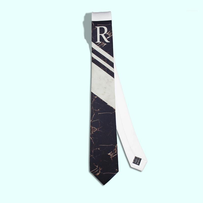 

Men Tie With Printed Letters RUN High Quality Necktie With Gift Box Packing Party Casual Tie Christmas Gift Sets1